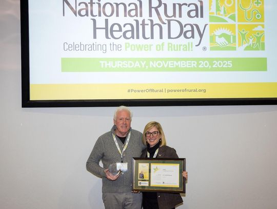Local Physician Recognized for Rural Health Leadership Dr. Tedd McDonald Receives the Nevada State Office of Rural Health’s Community Star Award