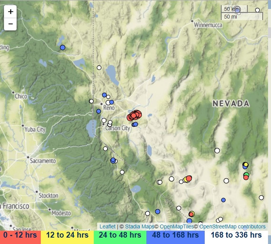5.5 Magnitude Earthquake Shakes Fallon, Silver Springs, and Surrounding Counties