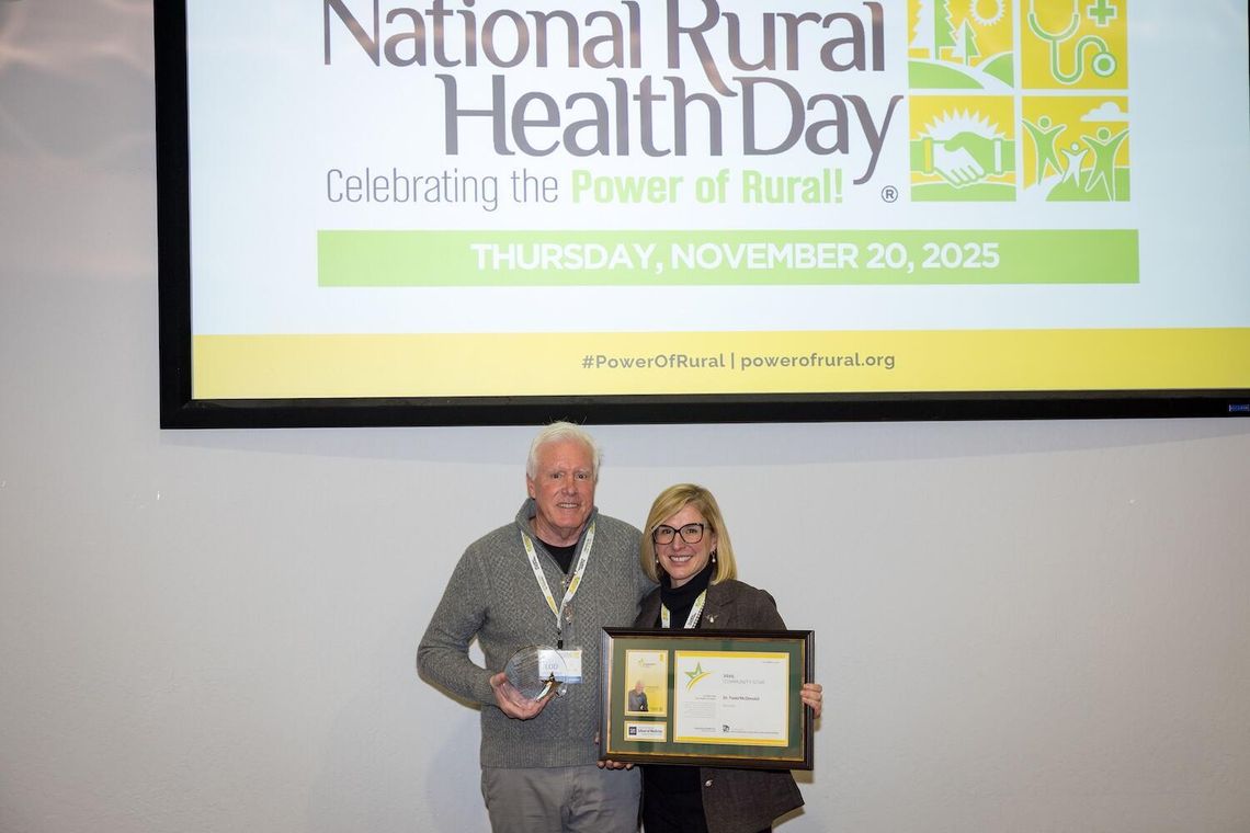 Local Physician Recognized for Rural Health Leadership Dr. Tedd McDonald Receives the Nevada State Office of Rural Health’s Community Star Award