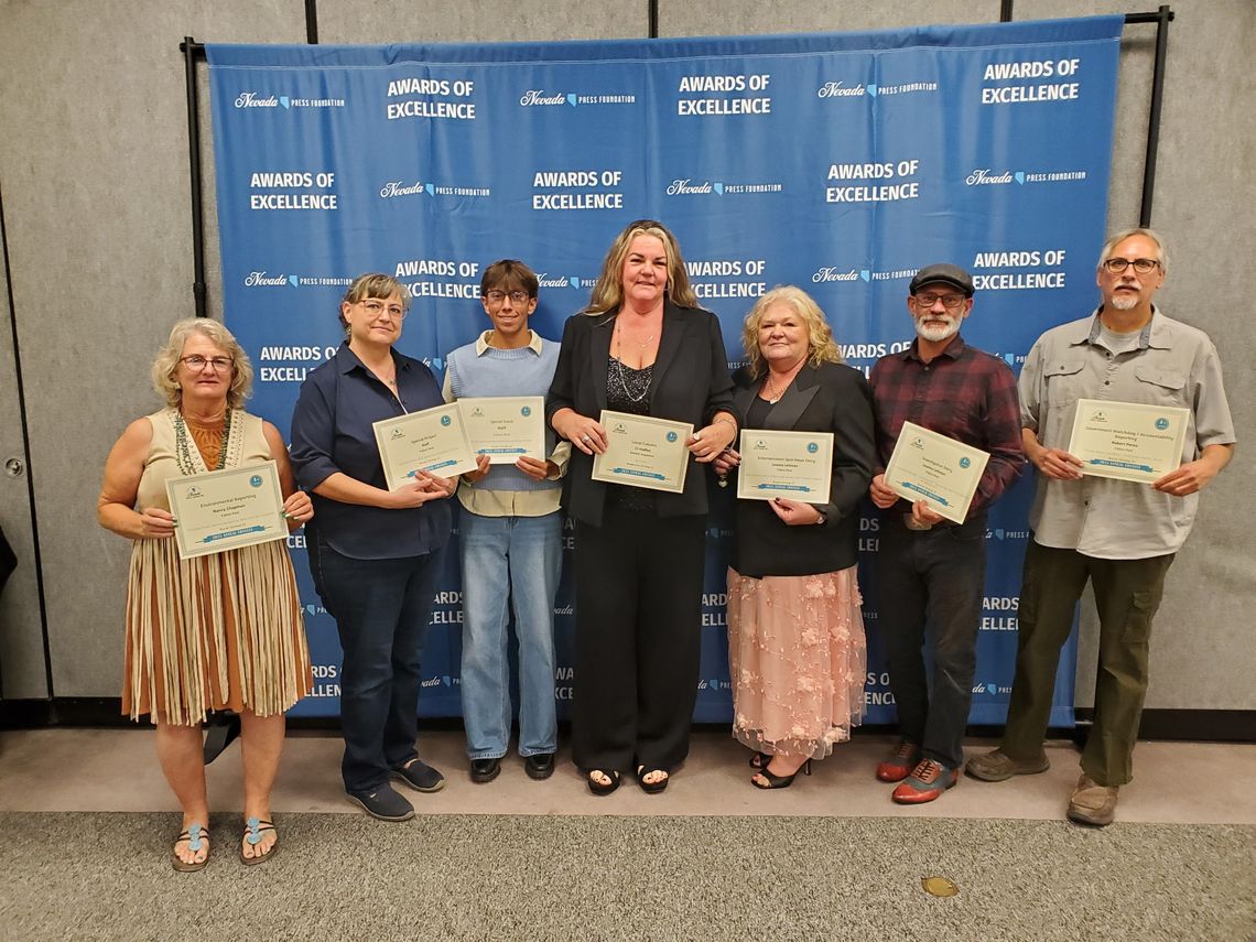 Nevada's Best Journalists Honored at Fallon Awards Dinner Nevada's Best Journalists Honored at Fallon Awards Dinner